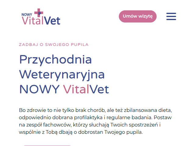 Chirurgia weterynaryjna Kraków Nowy Vitalvet