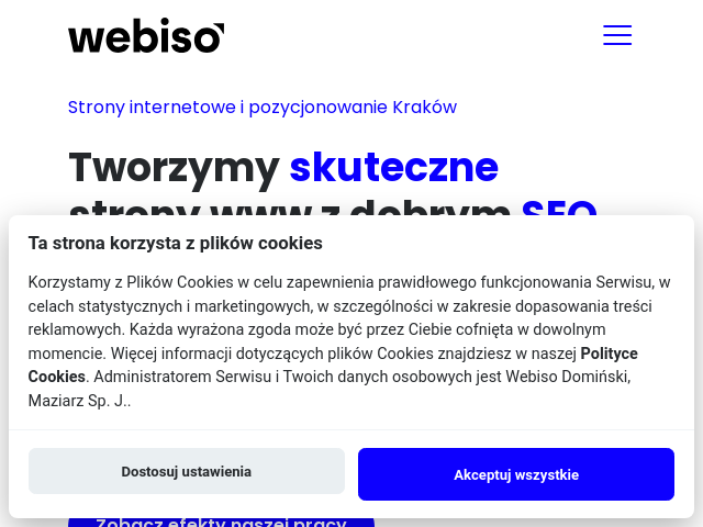Webiso Kraków – strony,logo, pozycjonowanie